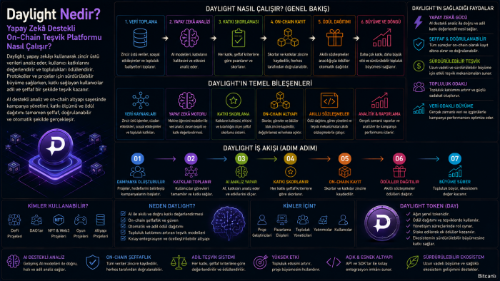 Daylight Nedir? Yapay Zekâ Destekli On-Chain Teşvik Platformu Nasıl Çalışır?
